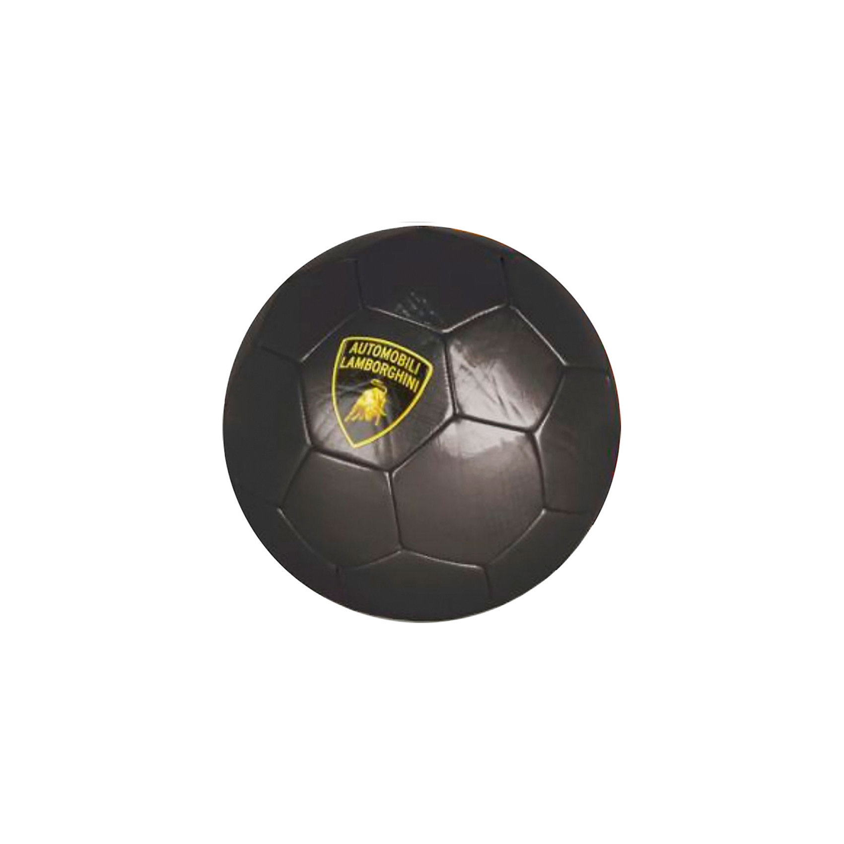 фото Футбольный мяч Lamborghini, 22 см, чёрный