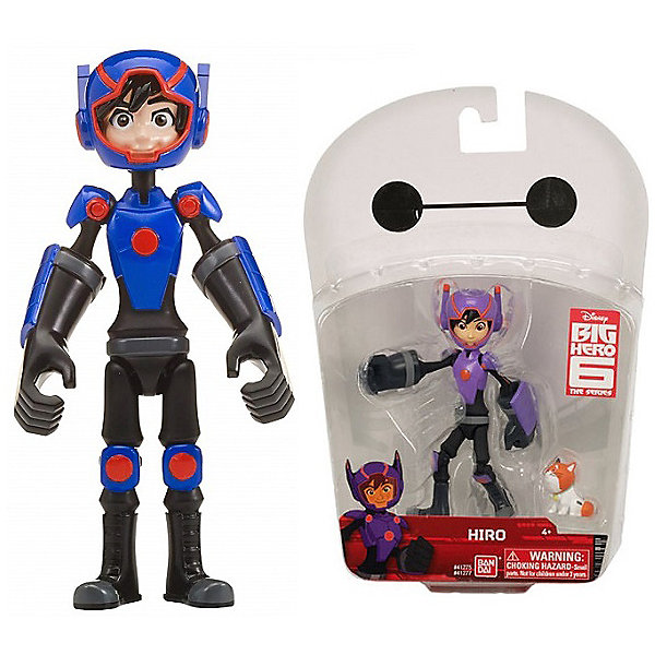 

Фигурка Bandai "Big Hero 6", Хиро, 12 см, Синий