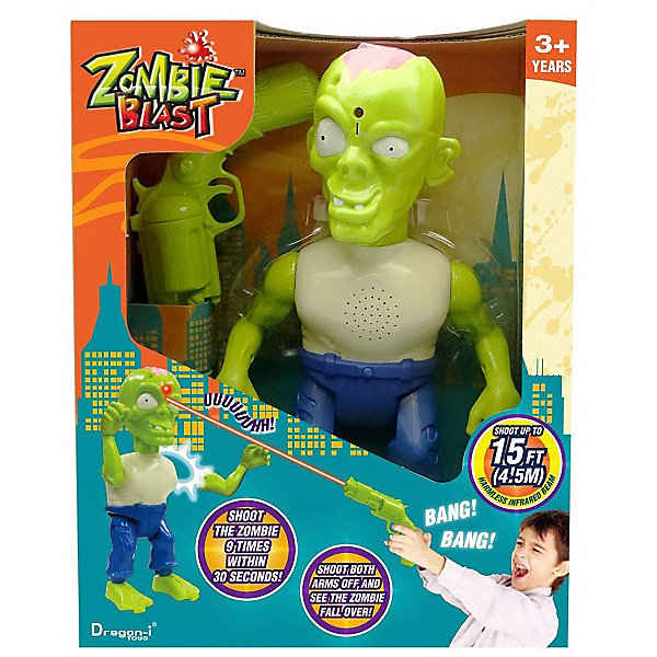 

Игра Dragon-i ИК-тир "Zombie Blast, Разноцветный, Игра Dragon-i ИК-тир "Zombie Blast"