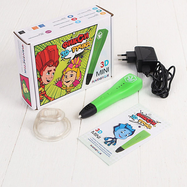 

3D-ручка Funtastique "Фиксики" Mini, зелёная, Зеленый