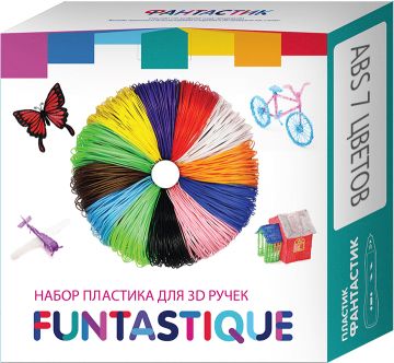 Комплект ABS-пластика Funtastique для 3д ручек, 7 цветов, артикул:10257292 - 3D ручки Комплект ABS-пластика Funtastique для 3д ручек, 7 цветов, артикул:10257292 - 3D ручки