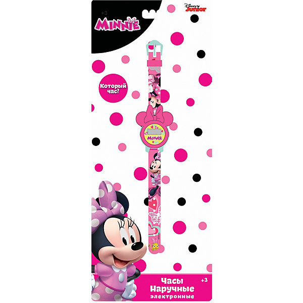 

Электронные наручные часы Disney Minnie Mouse (Минни Маус), Rosa/pink