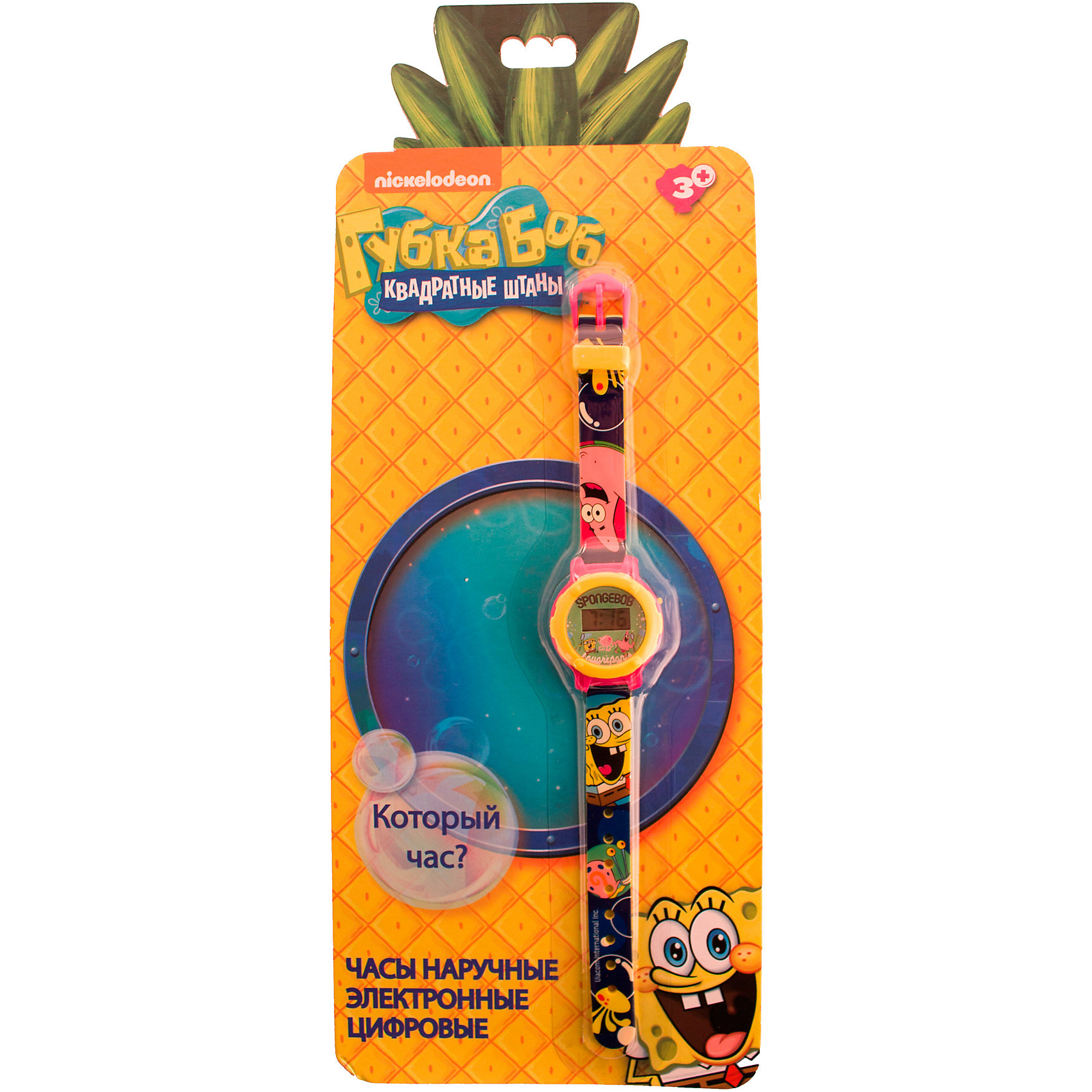 фото Электронные наручные часы Nickelodeon SpongeBob Square Pants (Губка Боб Квадратные Штаны) -