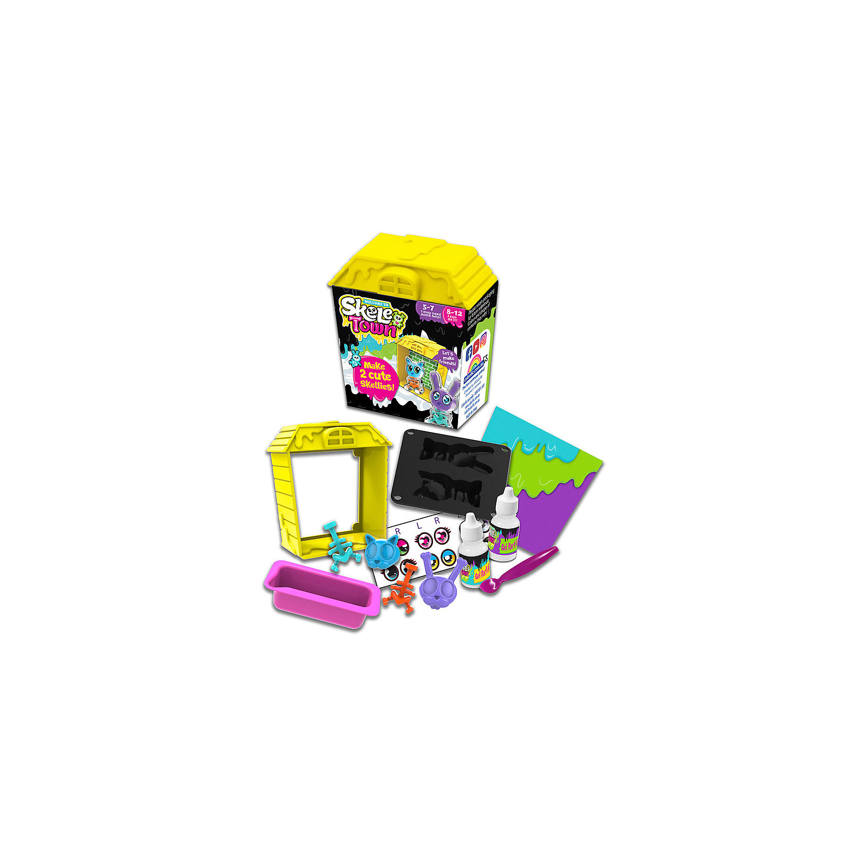 фото Игровой набор Colorific "Скелетаун", розовый
