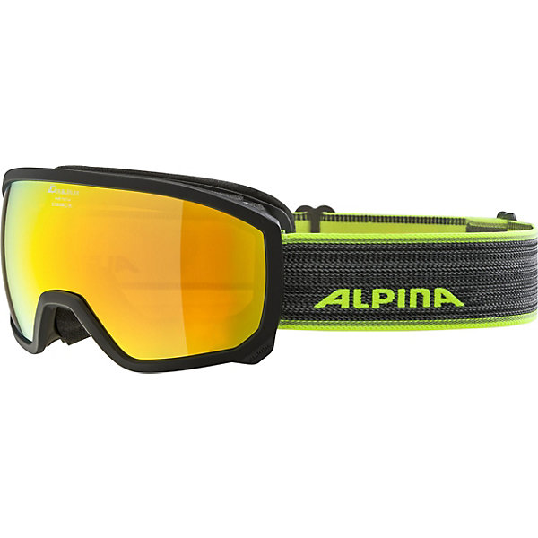 

Горнолыжные очки Alpina "Scarabeo JR. MM", чёрные, Черный