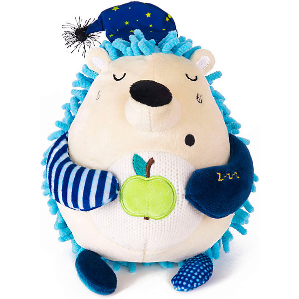 

Мягкая игрушка Gulliver "Кофейная" Ёжик Соня, 15 см, Синий/белый