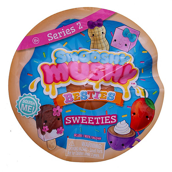 

Игрушка-антистресс Smooshy Mushy Besties "Вкусняшки" (2 серия), Разноцветный