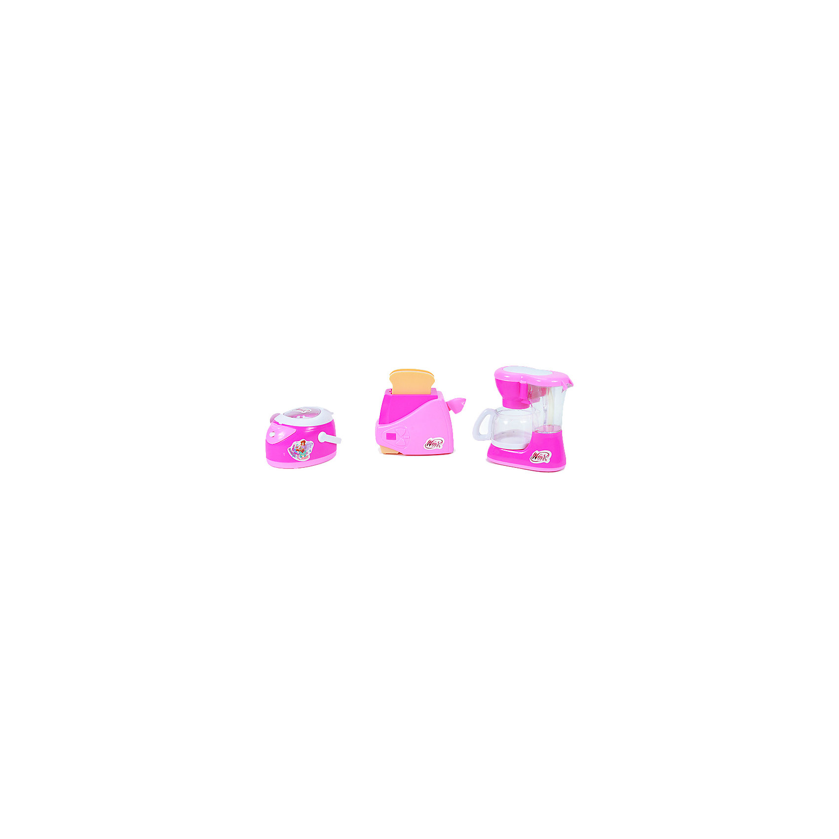 фото Игровой набор Winx Club "Бытовая техника" Кофеварка, тостер и мультиварка