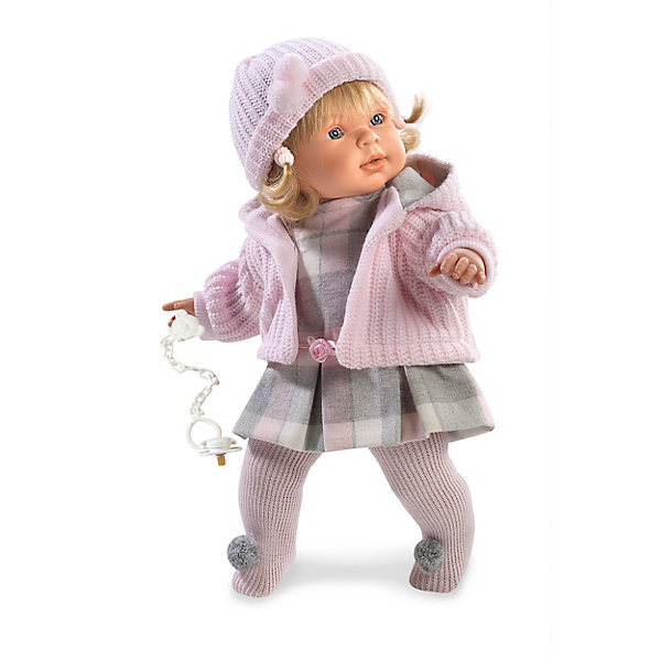 

Кукла Llorens Анна, 42 см, озвученная, Розовый