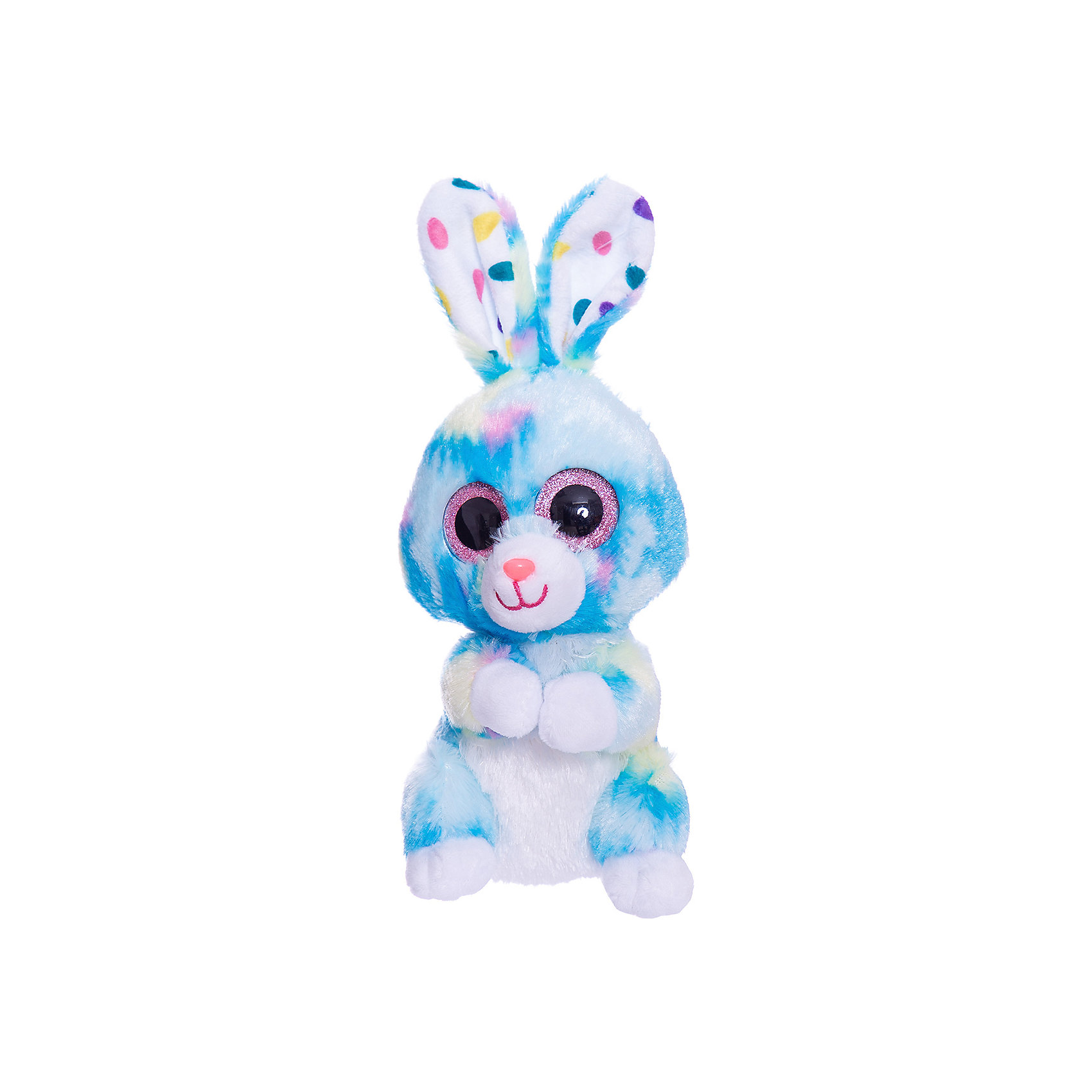 фото Мягкая игрушка ABtoys Кролик 15 см, голубой