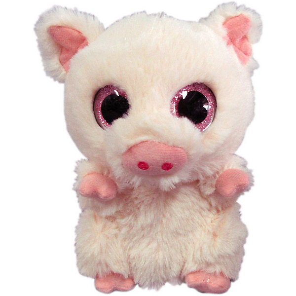 

Мягкая игрушка ABtoys Свинка 15 см, светло-розовая, Розовый