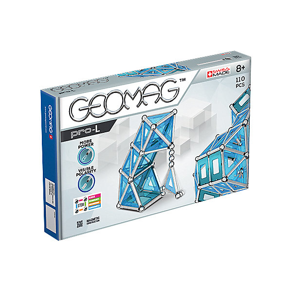 

Конструктор магнитный Geomag Pro-L, 110 деталей