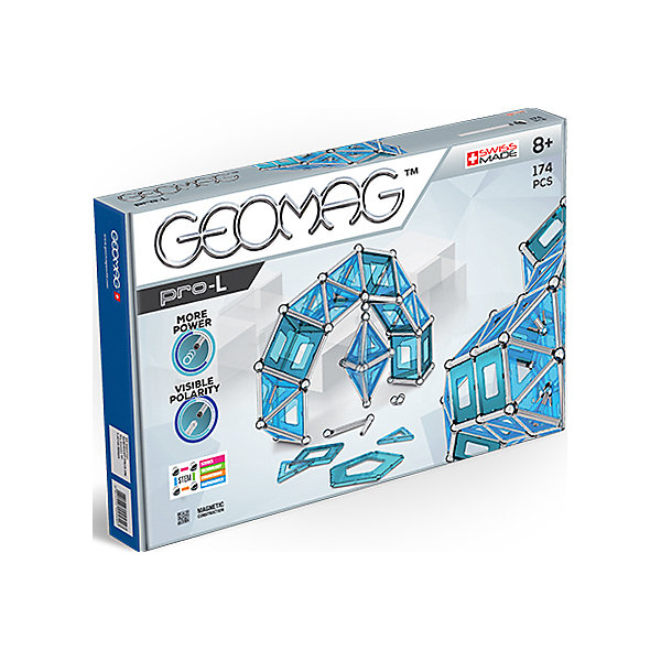 Конструктор магнитный Pro-L, 174 детали Geomag 10309437