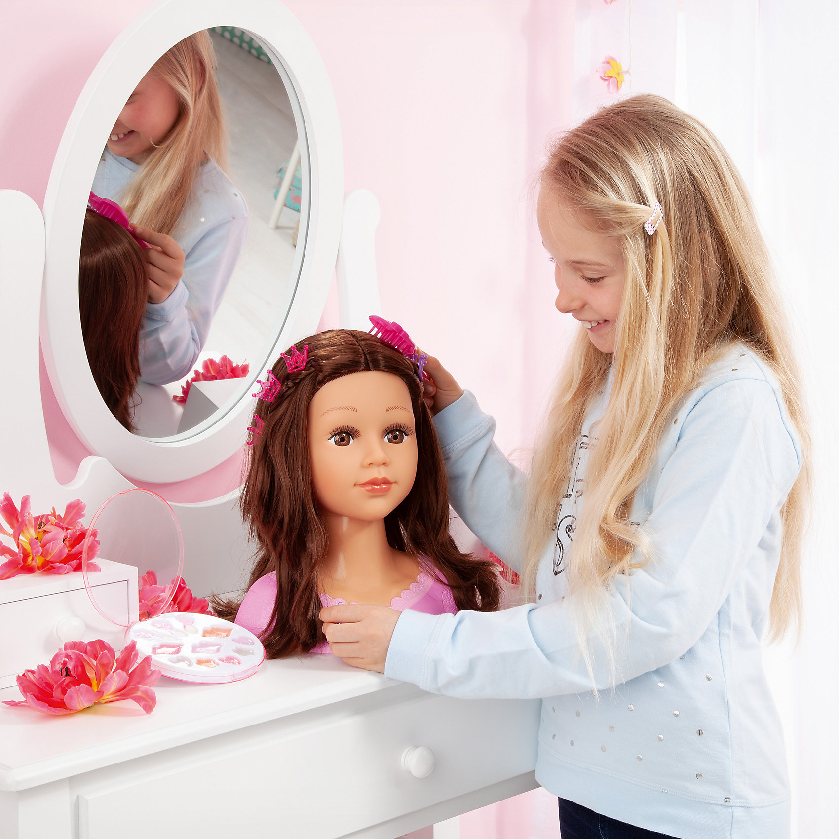 фото Кукла-манекен для причёсок bayer, 27 см