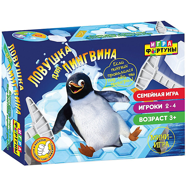 

Настольная мини-игра Игра фортуны "Ловушка для пингвина"