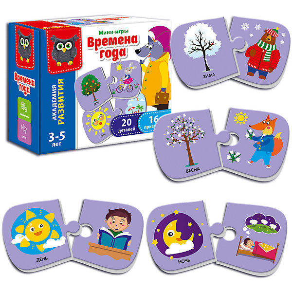 

Настольная игра Vladi Toys "Мини-игра" Времена года
