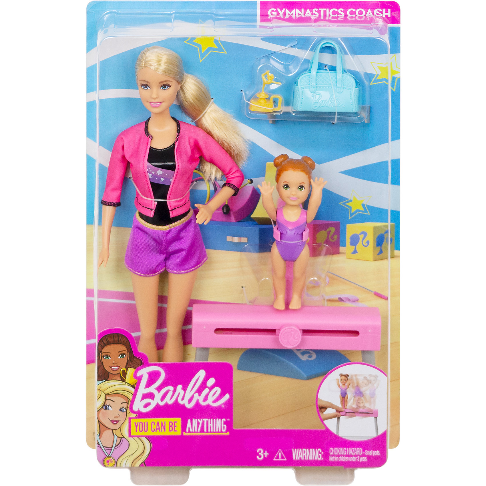 Игровой набор Barbie "Спортивная карьера" Гимнастика, блондинка Mattel 10325493