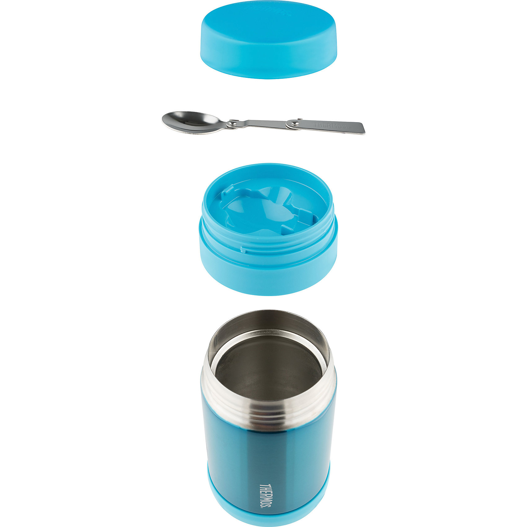 фото Термос с ложкой thermos "stainless steel f3024tl" 470 мл.