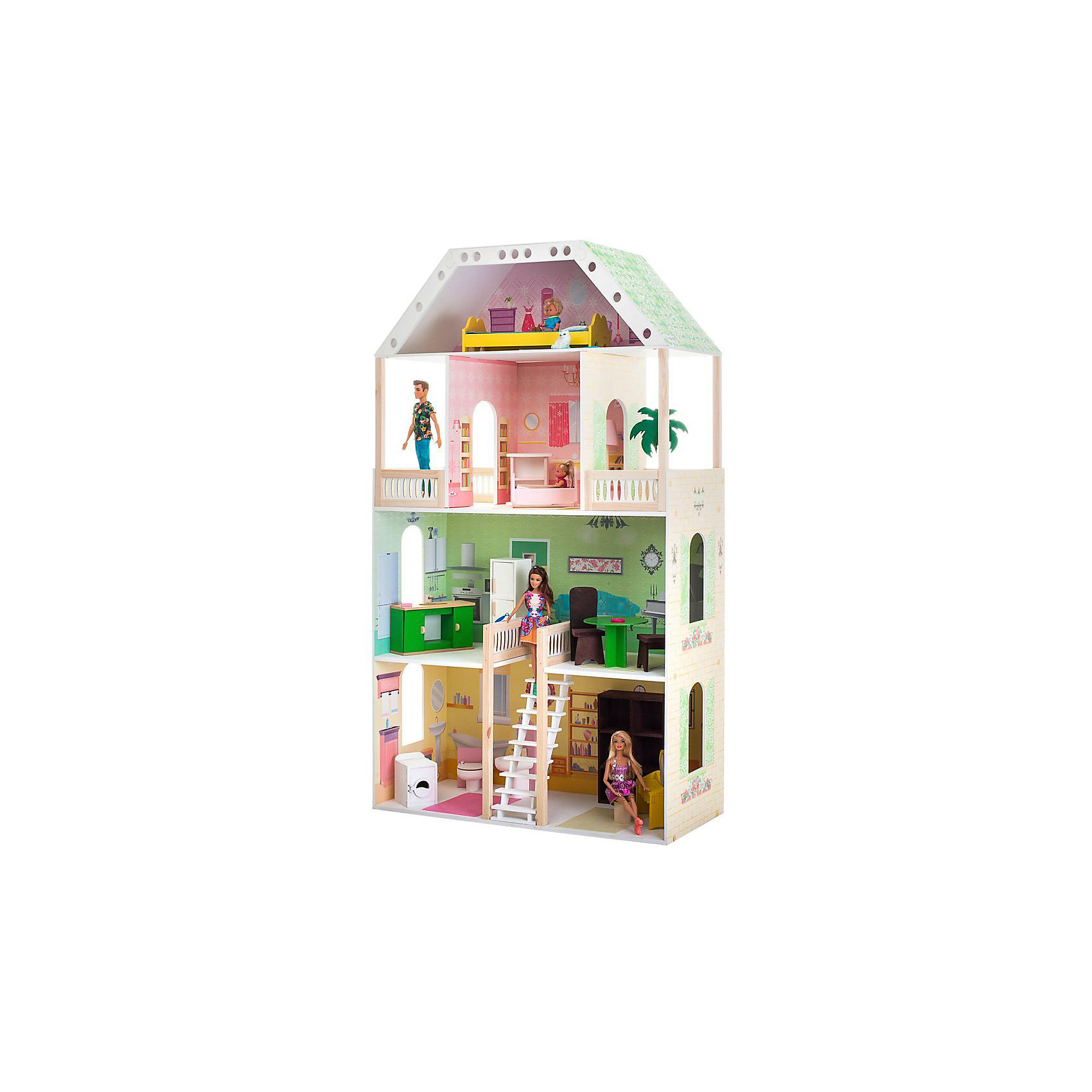 фото Кукольный домик Paremo "Поместье Шервуд", с мебелью