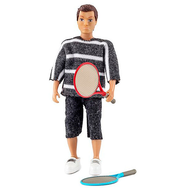 

Кукла для домика Lundby Папа с ракетками, Разноцветный