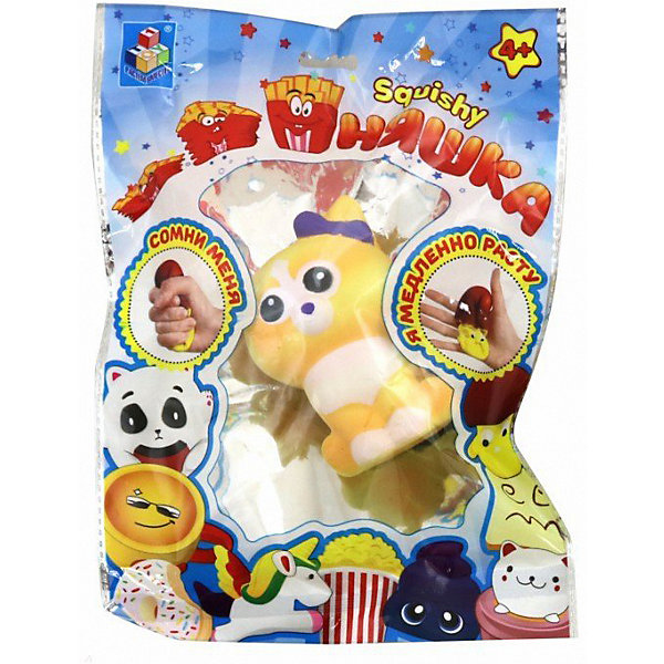 

Игрушка-антистресс 1Toy "Мммняшка" Рыжая кошечка, Разноцветный