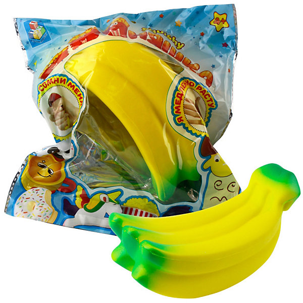 

Игрушка-антистресс 1Toy "Мммняшка" Гроздь бананов, Желтый, Игрушка-антистресс 1Toy "Мммняшка" Гроздь бананов