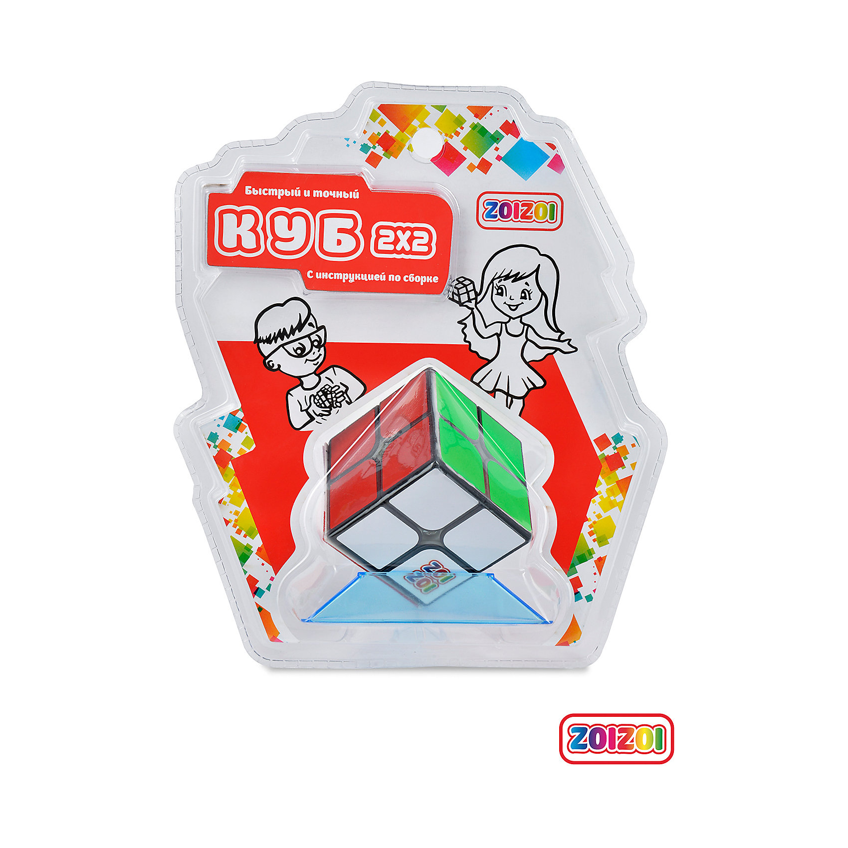 

Игрушка головоломка, ZOIZOI 2*2 черный