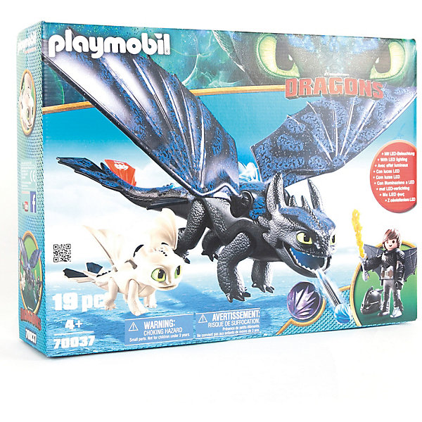 

Игровой набор Playmobil Dragons "Иккинг и Беззубик" (с подсветкой)