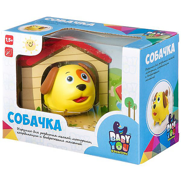 

Развивающая игрушка Bondibon "собачка с будкой"