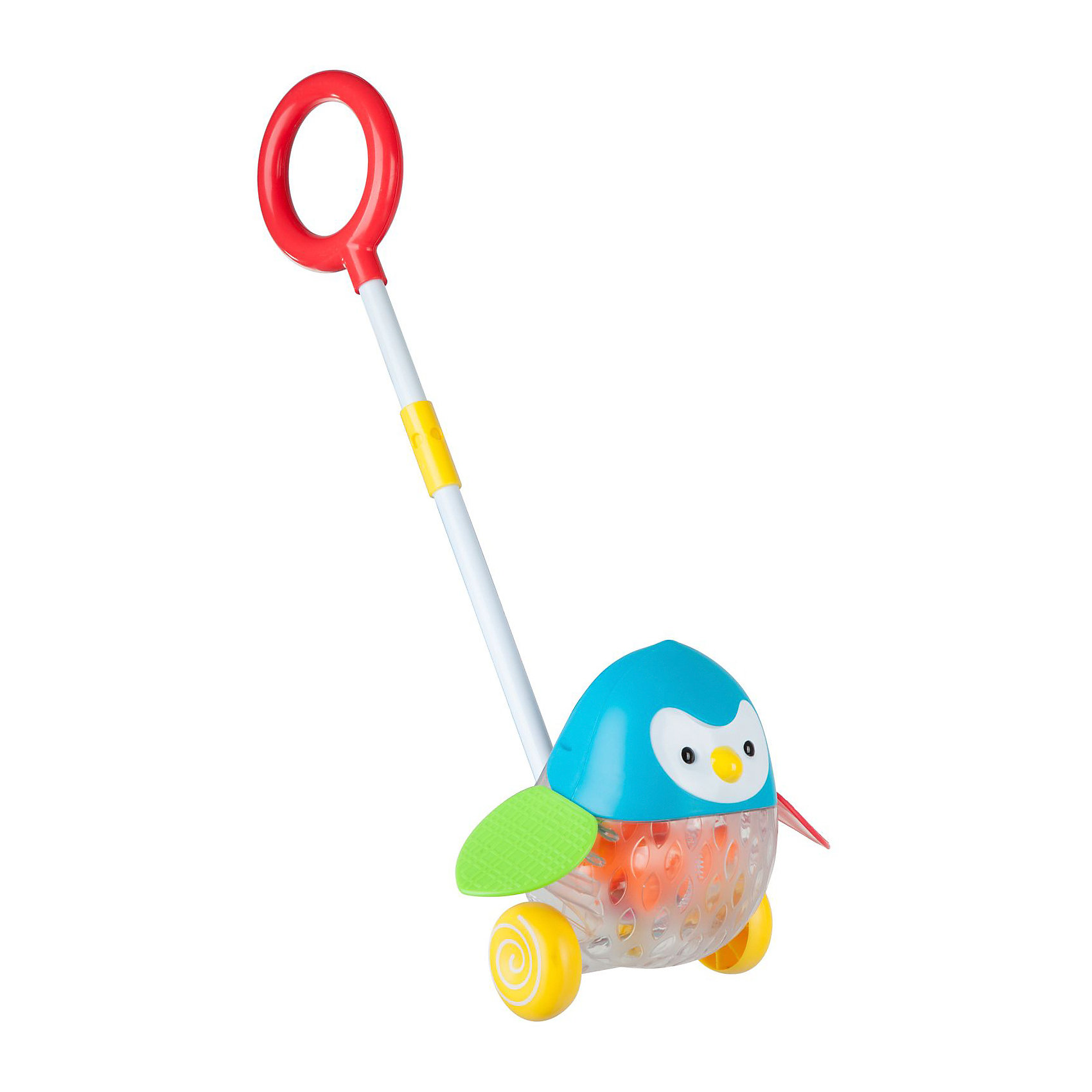 фото Игрушка-каталка с ручкой Bondibon "Пингвин"