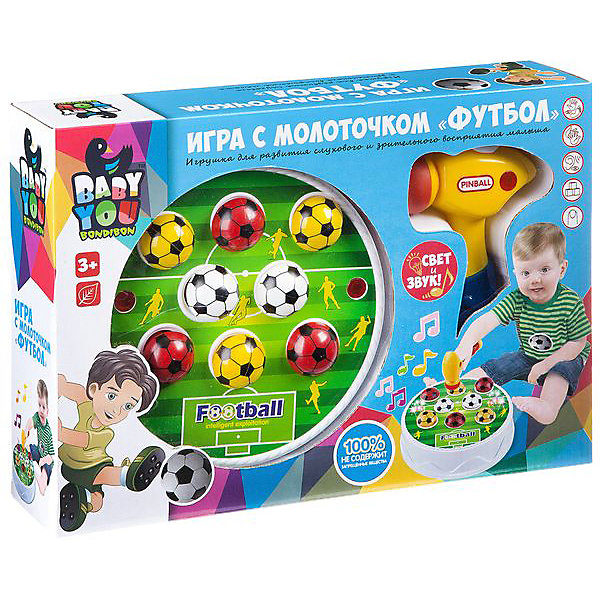 фото Игра-стучалка Bondibon "Футбол"