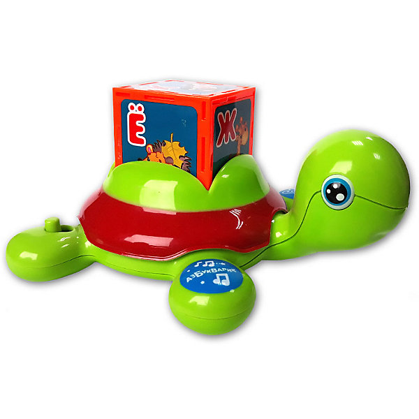 фото Развивающая игрушка Азбукварик "Черепашка Умняшка", с кубиками