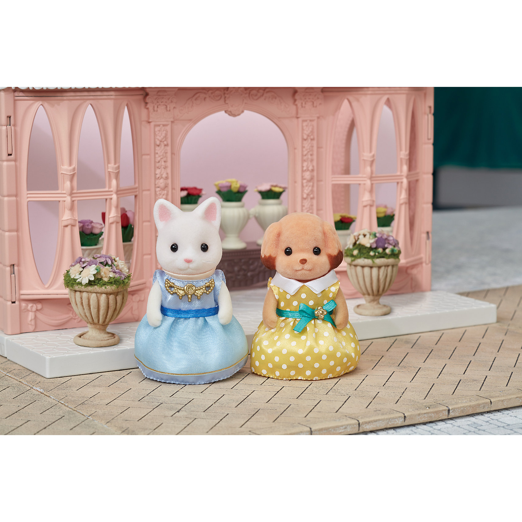 Набор Sylvanian Families Series Town "Модные платья", светло-голубое и желтое Эпоха Чудес 10439099