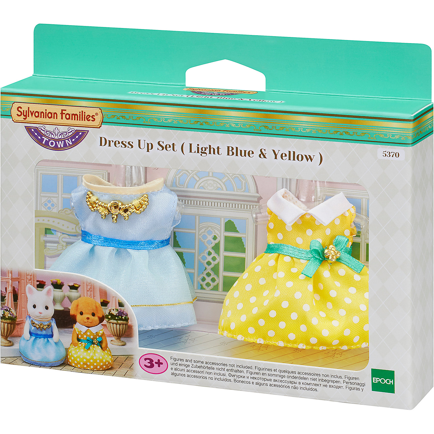 Набор Sylvanian Families Series Town "Модные платья", светло-голубое и желтое Эпоха Чудес 10439099