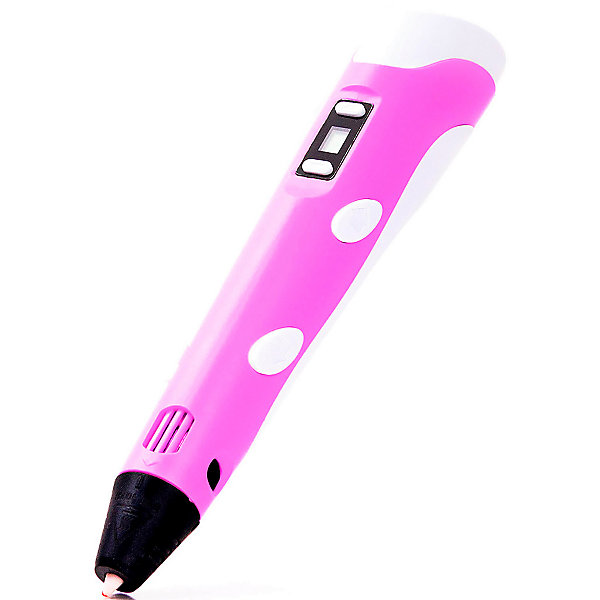 

3D ручка Spider Pen LITE с ЖК дисплеем, розовая, Розовый