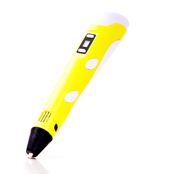 

3D ручка Spider Pen LITE с ЖК дисплеем, желтая, Желтый