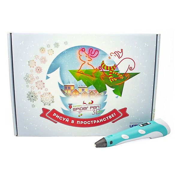 

Новогодний набор 3Д Ручка Spider Pen PLUS, Пластик, Трафареты, цвет Розовый