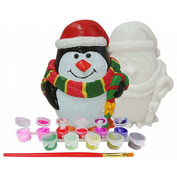 

Копилка Color KIT "Новогодний пингвин", Разноцветный