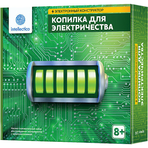 

Набор для опытов Intellectico "Копилка для электричества"