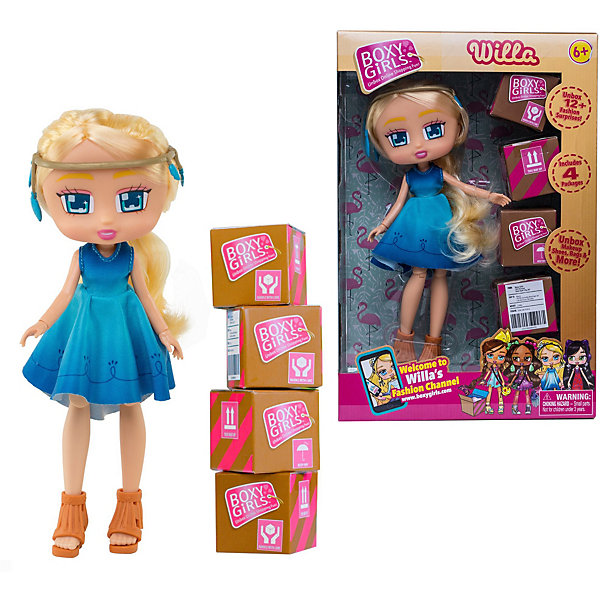 

Кукла 1Toy "Boxy Girls" Уилла 20 см, с аксессуарами, Разноцветный