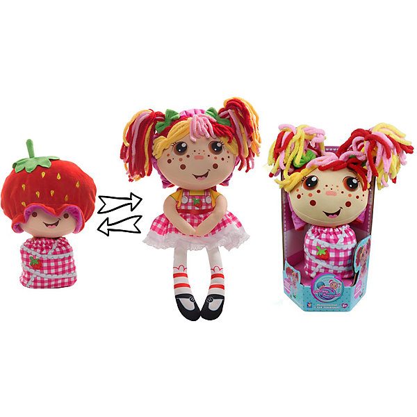 

Мягкая кукла 2 в 1 1toy "Девчушка-вывернушка" Ксюшка, Разноцветный