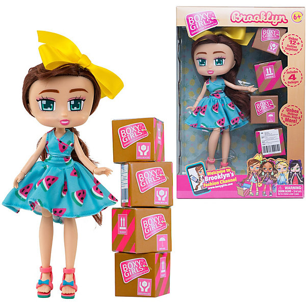 

Кукла 1Toy "Boxy Girls" Бруклин 20 см, с аксессуарами, Разноцветный