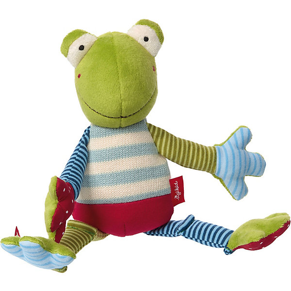 

Мягконабивная игрушка sigikid, Лягушка Лоскутки, 24 см