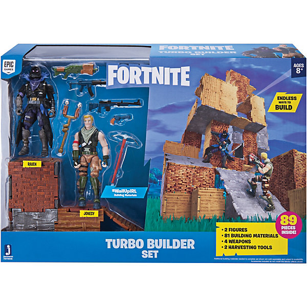 

Игровой набор Jazwares Fortnite Turbo Builder, с аксессуарами
