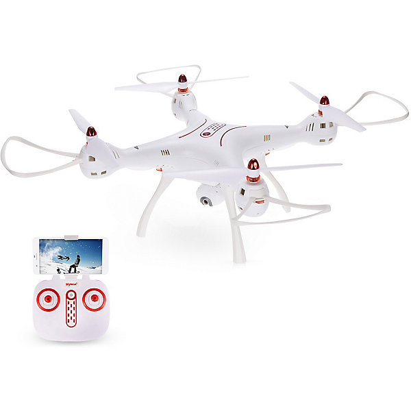 

Квадрокоптер с WiFi камерой Syma X8SW-D, белый, Квадрокоптер с WiFi камерой Syma X8SW-D,