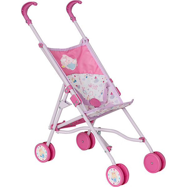 

Коляска-трость для кукол Baby Annabell, розовая, Разноцветный, Коляска-трость для кукол Baby Annabell, розовая