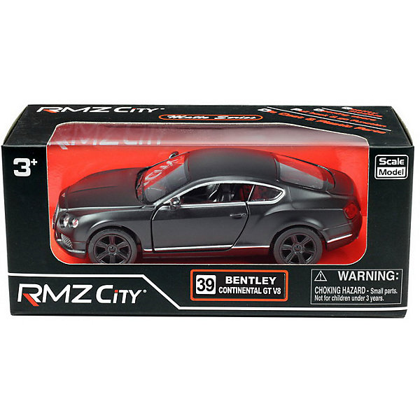 

Металлическая машинка RMZ City Bentley Continental GT V8, 1:32, Разноцветный, Металлическая машинка RMZ City Bentley Continental GT V8, 1:32