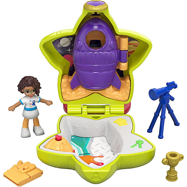 

Игровой набор Polly Pocket Smart Stick, жёлтая звезда
