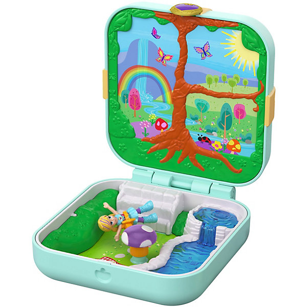 

Игровой набор Polly Pocket "Мини-мир" Трепещущий лес, Grün-kombi, Игровой набор Polly Pocket "Мини-мир" Трепещущий лес