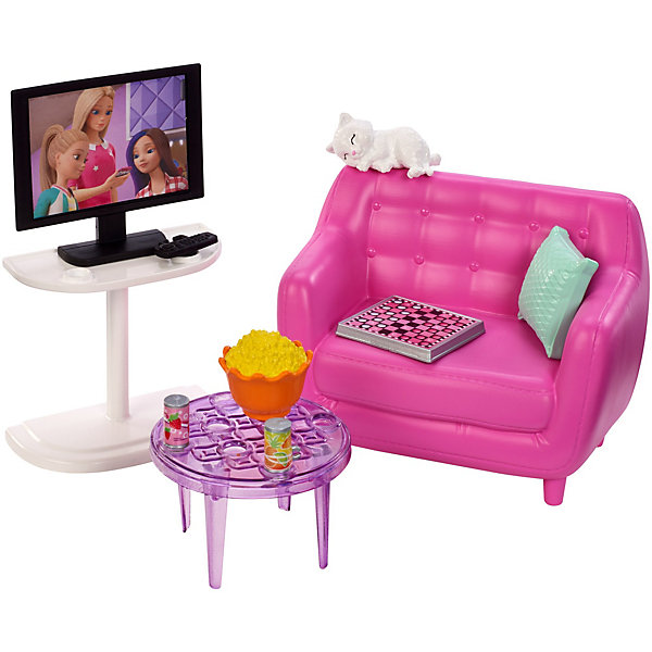 

Набор мебели для кукол Barbie "Отдых дома" Гостиная